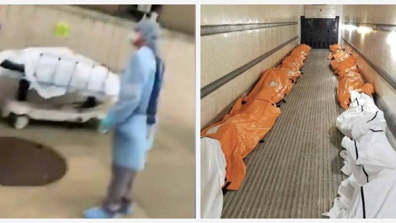 АҚШ-тағы коронавирус: Ел билігі марқұмдардың денесін тоңазытқышы бар жүк көліктеріне тиеп тасуда (видео, фото) - Қазақстан жаңалықтары