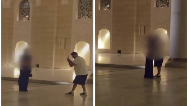 Ыстамбұлда мешіт ауласында сүйіскен ресейлік туристерге іс қозғалды