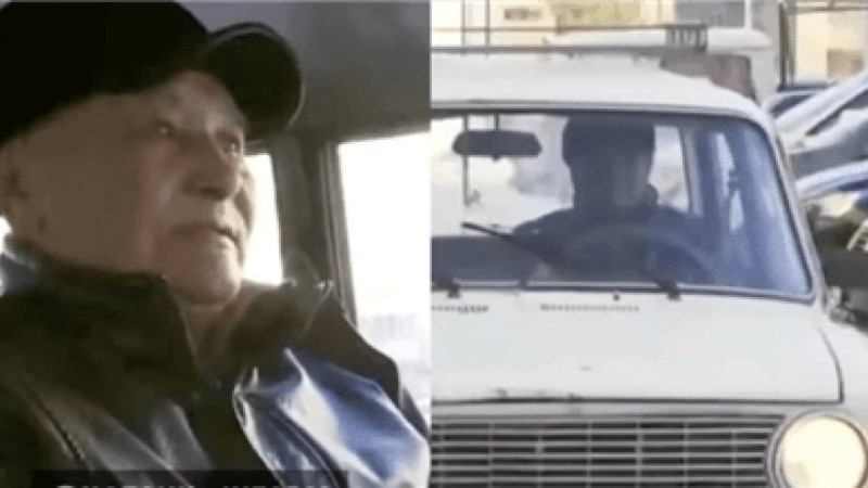 Қарағандыда ескі «шохасымен» елді тегін таситын 85 жастағы ақсақал көпті сүйсінтті