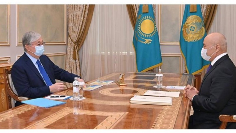 Мемлекет басшысына Түркістан облысының әкімі Өмірзақ Шөкеев есеп берді