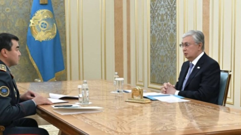 Мемлекет басшысы Төтенше жағдайлар министрі Шыңғыс Әріновті қабылдады