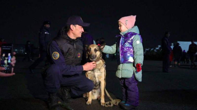 Түркияға көмекке аттанған құтқарушыларымыздың бір тобы елге оралды.