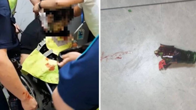 Алматы әуежайында ер адам өзін бауыздап тастамақ болды