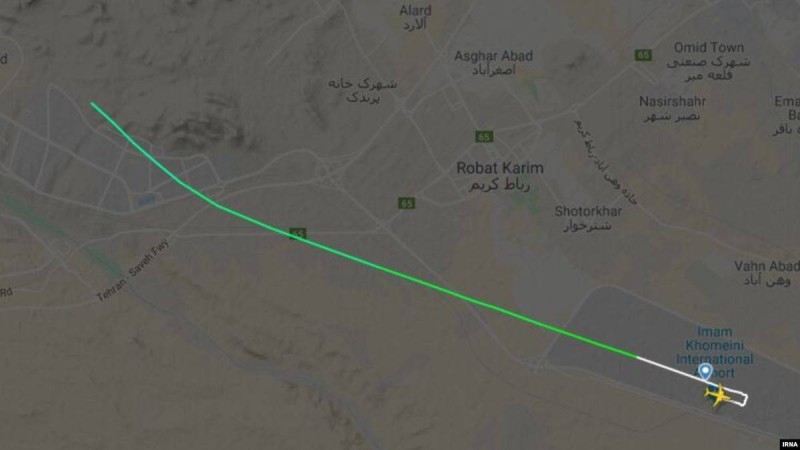 Иранда бортында 180 жолаушысы бар ұшақ апатқа ұшырады