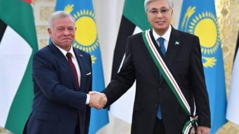 Иордания королі Тоқаевты “Әл-Нахда“ жоғары орденімен наградтады