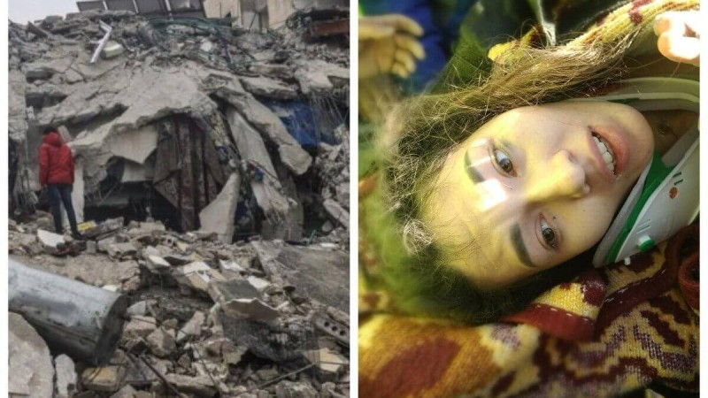 Түркиядағы жер сілкінісінен кейін хабарсыз кеткен Сабиана Мамадьярова аман табылды