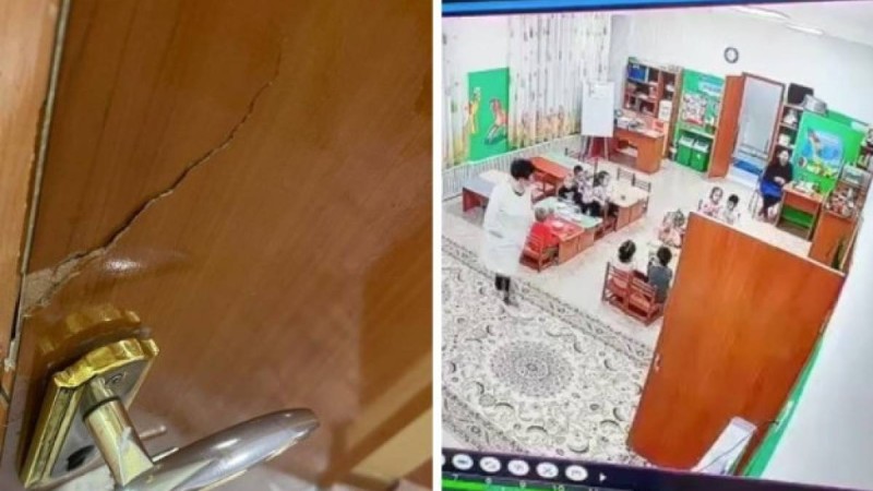 Теміртауда балабақшада медбике мен тәрбиешінің төбелесі видеоға түсіп қалды