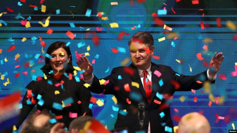 Хорватия президенті сайлауында оппозиция өкілі Зоран Миланович озды