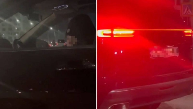 Астанада қымбат көлік тізгіндеген кішкентай бала көпшіліктің ашуына тиді