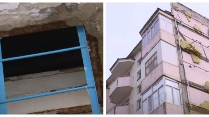 Балаларына емес, жөндеуге көп ақша жұмсайды: Таразда мемлекеттік бағдарламамен салынған үйлердің шатыры ұшып, су ағып жатыр