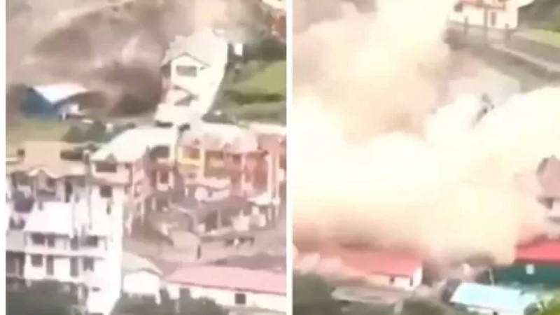 Үндістанда жойқын лай көшкіннен кейін жүзге жуық адам із-түзсіз жоғалып кетті (видео)