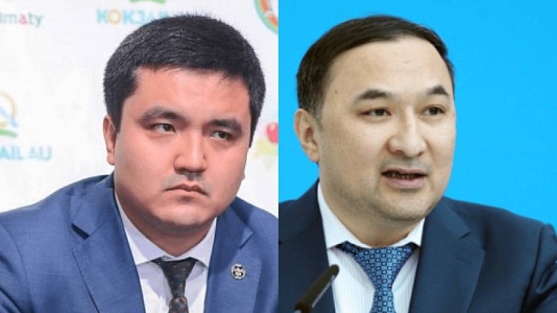 Замакима Алматы Кикимов ругает матом своего коллегу Бабакумарова