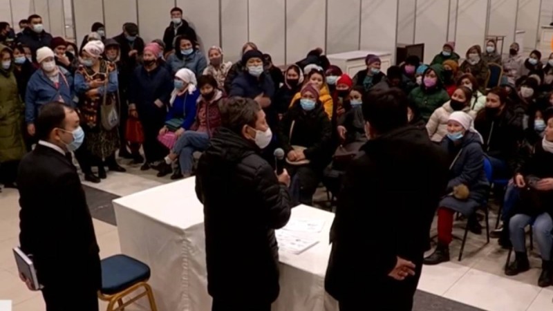 Шымкентте көп балалы аналар әкімдікте тағы да шу шығарды