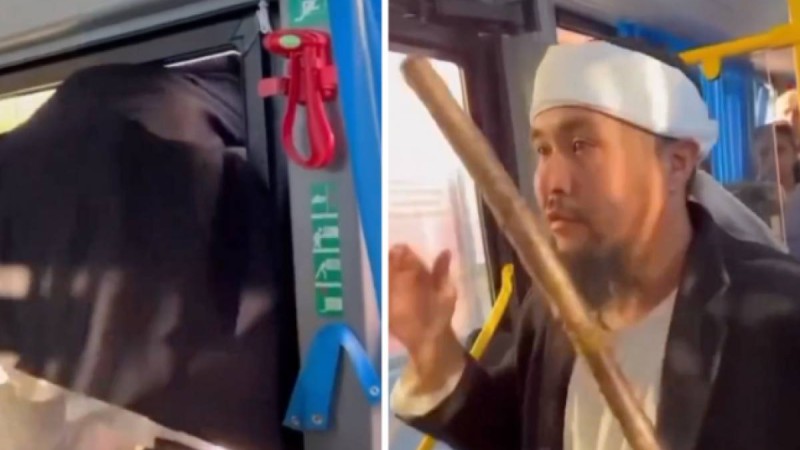 «Автобустың терезесінен қашқан»: Ақтөбе мешітінде интим ұсынған ер адамның жаңа видеосы тарады 