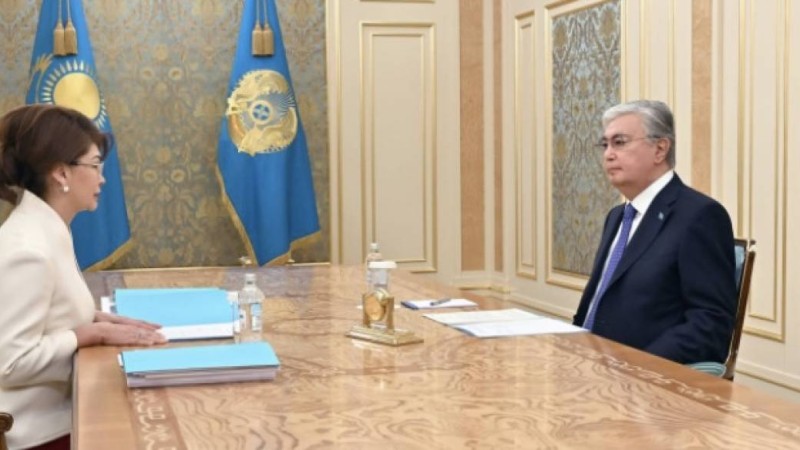 Мемлекет басшысы Мәдениет және ақпарат министрі Аида Балаеваны қабылдады