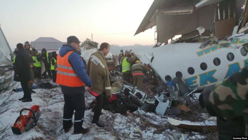 Ұшақ апатында жараланғандардың бірінің жағдайы ауыр