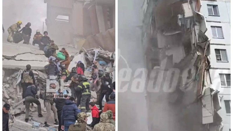 Белгородтағы тұрғын үйдің опырылуы салдарынан қаза тапқандар саны 12-ге жетті