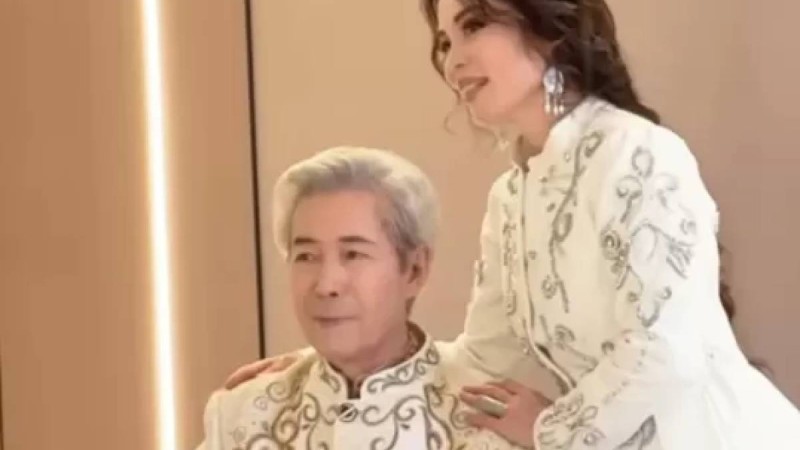 Нұрғали Нүсіпжанов жас әйелімен фотосессия жасады