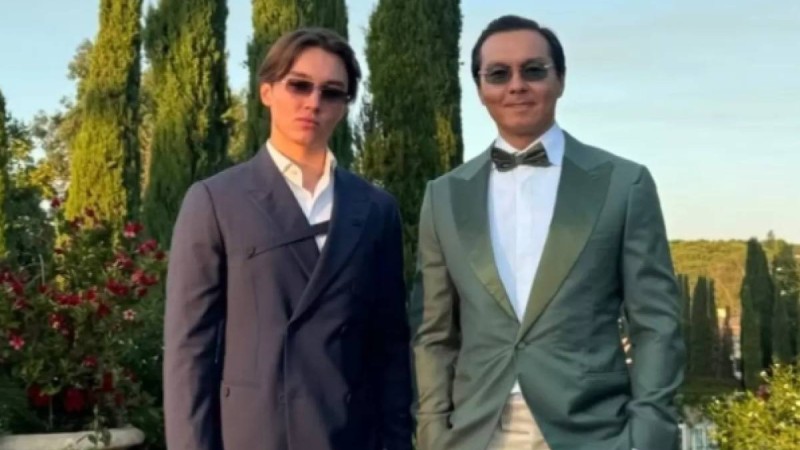 Нұрәлі Әлиев ұлын алғаш рет жұртқа көрсетті