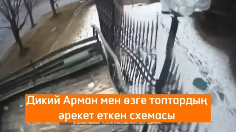 Дикий Арман мен өзге де қылмыстық топтың әрекет ету схемасы көрсетілген видео жарияланды (видео)