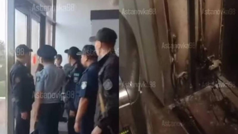 Астанада белгісіз біреу Министрліктер үйін өртемек болды