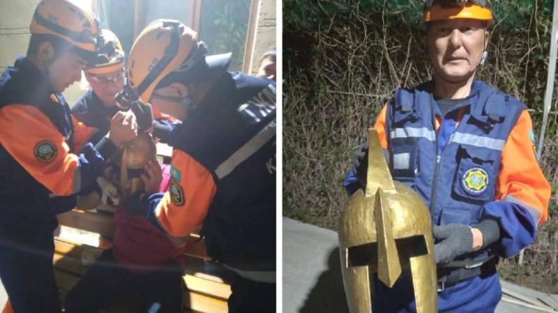 Қызықты суретке түскісі келген азамат құтқарушыларды шақыруға мәжбүр болған