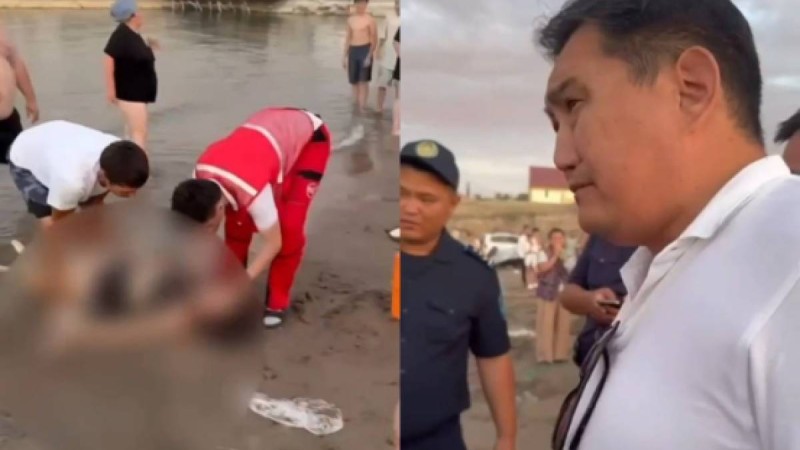 Қонаевта депутаттың көз алдында бір әйел суға батып кетті