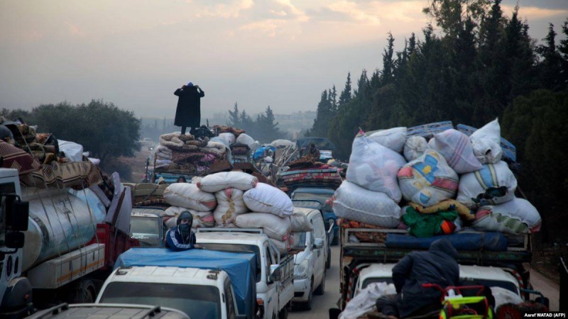 Сирияның Идлиб провинциясында Ресей әскерилері әуеден соққы жасады