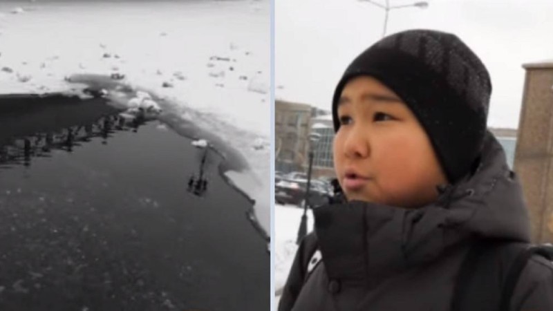 Нұр-Сұлтанда 10 жасар бала аязды күні суға батқан досын құтқарып қалды
Ильдар: Суға соңынан секіріп алып шықтым, оны кұтқаруды ғана ойладым