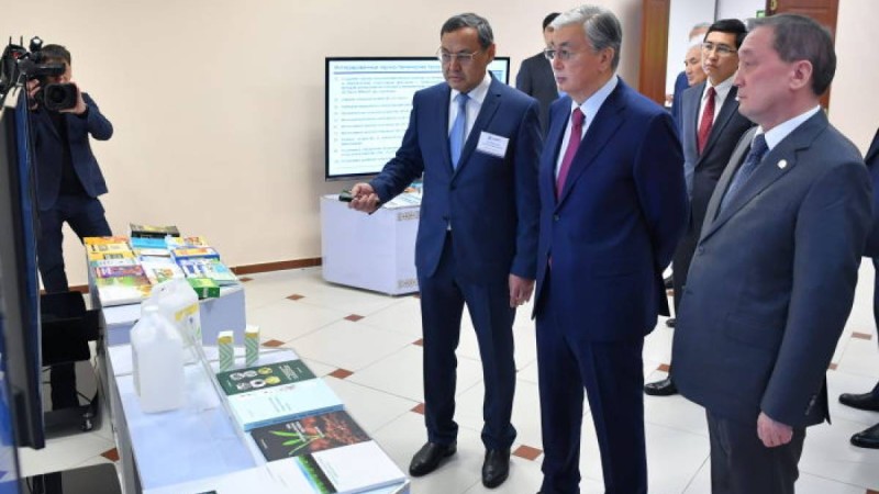 Тоқаев Сейфуллин атындағы Қазақ агротехникалық университетінде болды