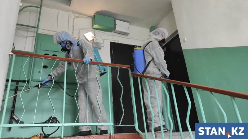 Алматы қаласындағы дезинфекция - Қазақстан жаңалықтары