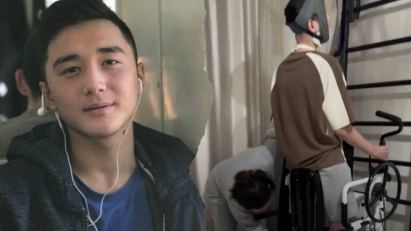 Әскерге сау кетіп, мүгедек болып оралған Ербаян Мұхтар аяққа тұра бастады 