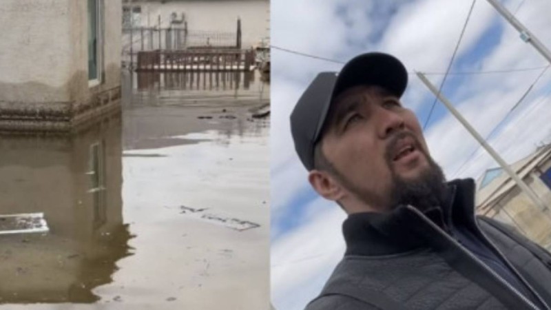 Балалық шағы өткен үйінің суға кеткенін көрген танымал актер жылап қалды