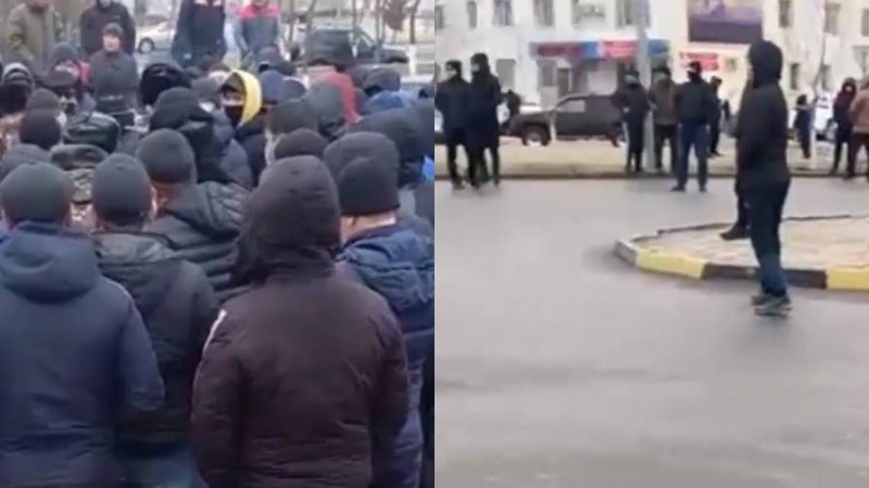 Жаңаөзендегі митинг: Газ бағасының қымбаттауына наразы халық жолды жауып тастады
