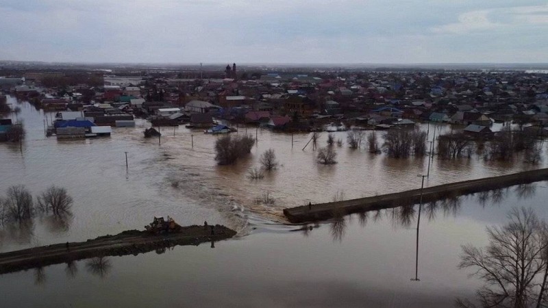 Орск су басу аймағындағы жұмыстар бір минутқа да тоқтамайды