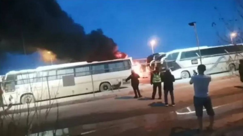 Атырау облысында 5 бірдей автобус өртеніп кетті