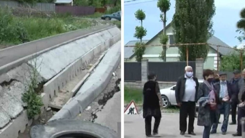 Алматыда тас-талқаны шыққан жолдан зардап шеккен жұрт наразылыққа шықты - Қазақстан жаңалықтары