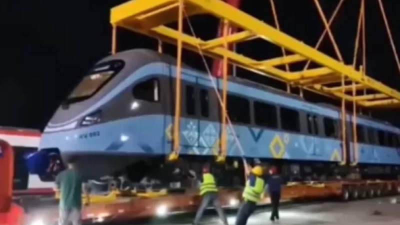 Астанаға LRT-нің алғашқы вагондары жеткізілді