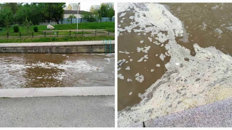 Алматыдағы Есентай өзенінде лас көпіршектердің ағып келуіне байланысты тексеріс басталды - Қазақстан жаңалықтары