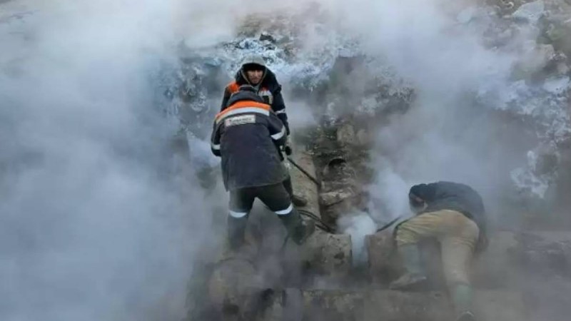 Бүгін тағы бір жылу желісінде құбыр жарылды – Екібастұздағы жедел штаб