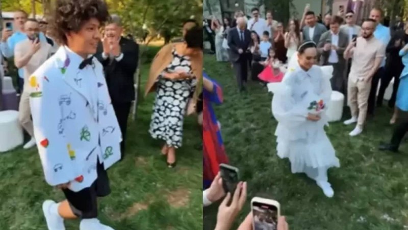 Жанар Айжанованың қызы мен күйеу баласы тағы да жұрттың назарын аударды