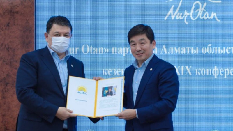 Қанат Бозымбаев Nur Otan-ның Алматы облысындағы филиалының төрағасы болып сайланды