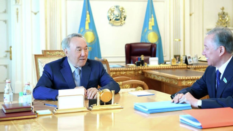 Назарбаев мәжіліс төрағасын қабылдады