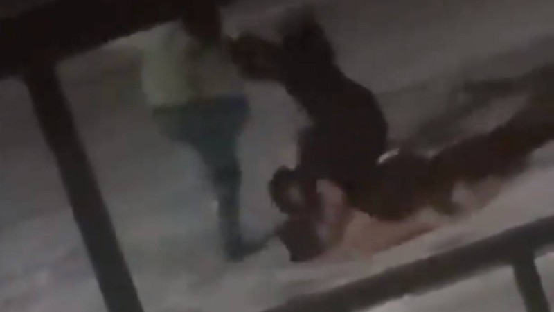 Павлодар облысында әйел күйеуін бұзақылардан қорғап қалды (видео)