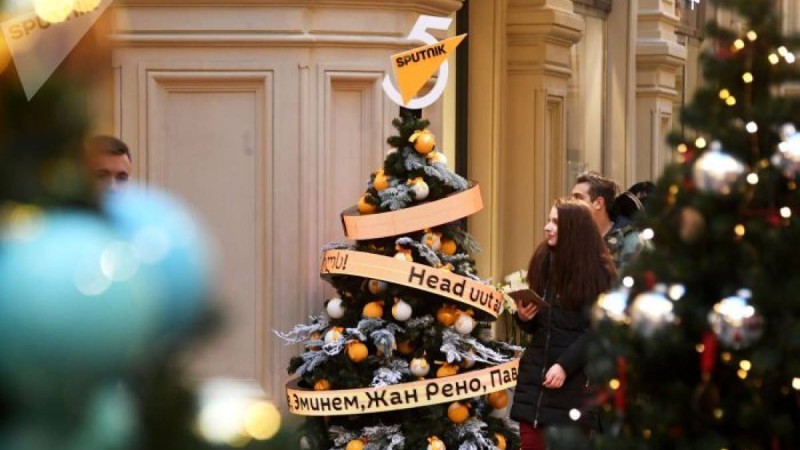 Мәскеуде Sputnik-тің ерекше шыршасы орнатылды