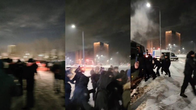 «Болашақ сәулетшілері» Астанада митингке шықты