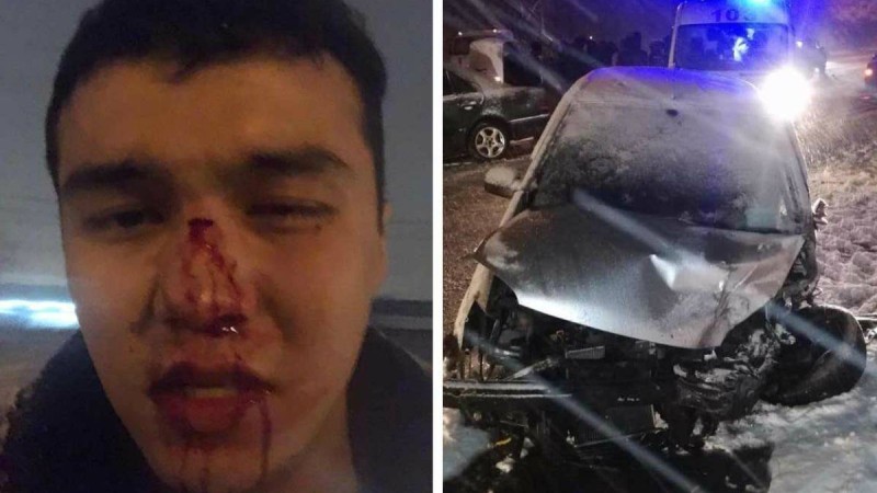 Алматыда танымал әнші жол апатына ұшырады