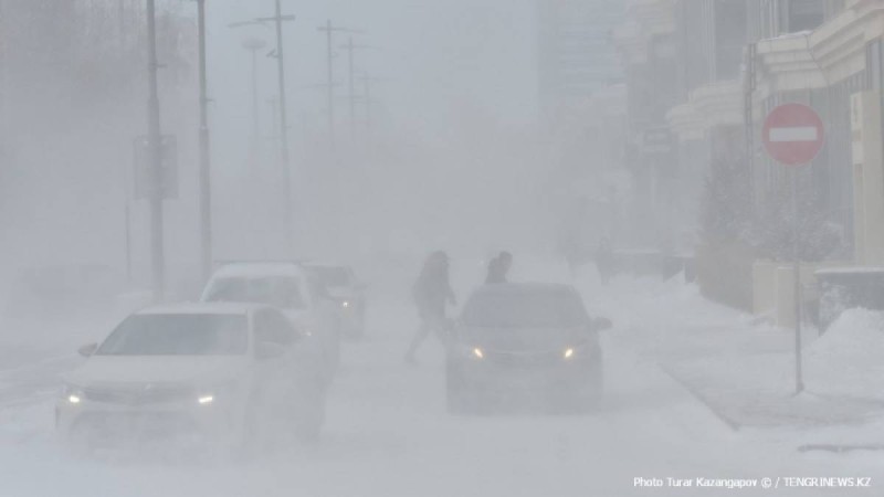 Қазақстанда 40 градус аяз: 11 облыста дауылды ескерту жасалды