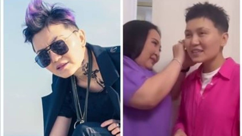 Атышулы Гүлмира Ізбасқановаға құда түсіп, бриллиант сырға салынды