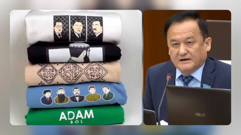 Мәжіліс депутаты көзі ойылған көсемдердің суреті бар жейделерге ашуланды